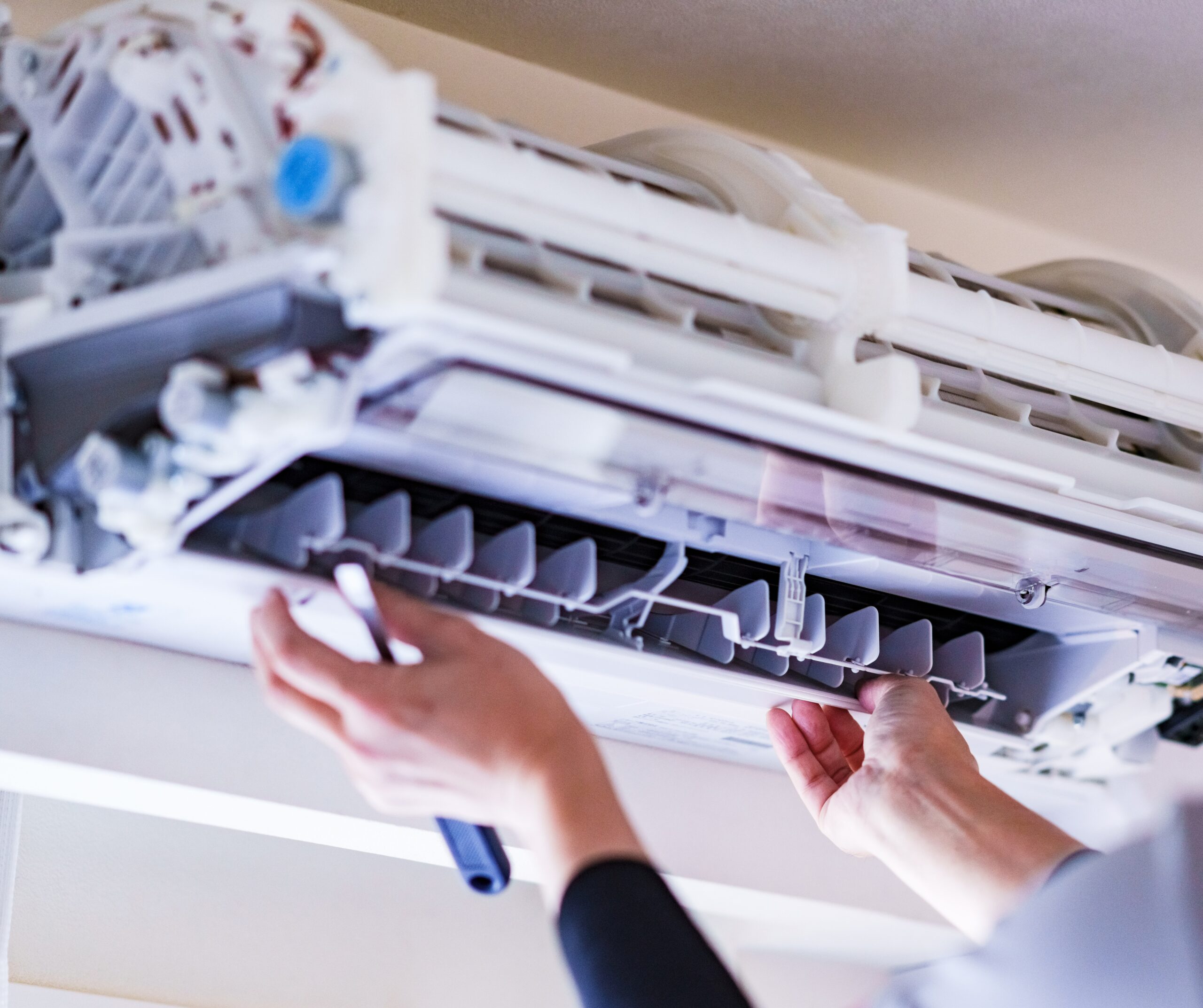 Air conditioner service work by KYN Aircon Service